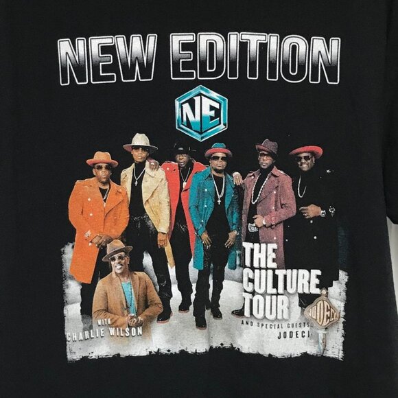 NEW EDITION Band Legacy Tour 2023 CONCERT SHIRT Double Sided Size XL *READ* - Picture 2 of 7